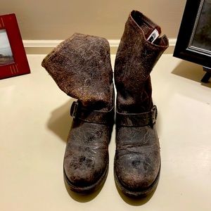 Frye Distressed Ankle Boots - Sz 7.5
